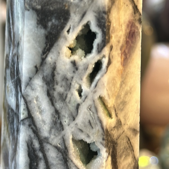 Sphalerite Crystal Tower With Druzy! - Picture 4 of 9